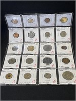 (20) DIFFERENT FOREIGN COINS