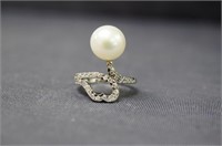 Sterling Pearl Ring