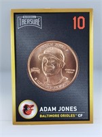 1 oz .999 Copper Adam Jones - Baltimore Orioles