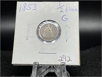 Half Dimes:  1853