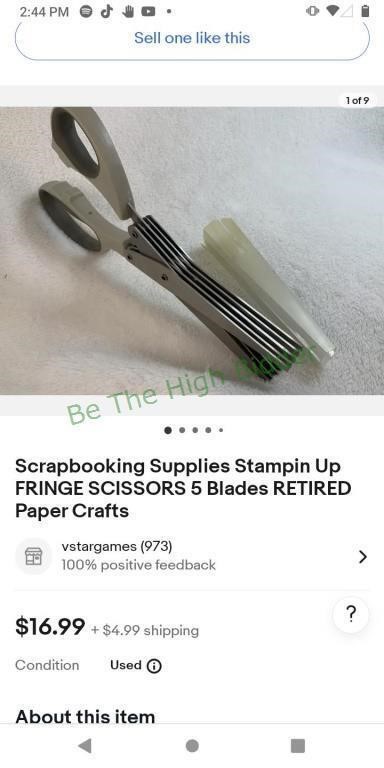 Fringe scissors