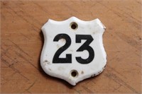 Porcelain badge