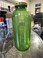 Vintage Emerald Green Water/Juice Bottle