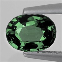 Natural Green Sapphire  1.33 Cts {Flawless-VVS}
