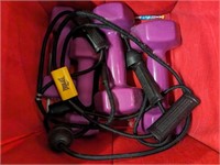 WEIGHTS, JUMP ROPE, MISC