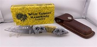 New Wild Turkey Handmade 4 1/2" Linerlock Knife