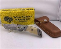 New Wild Turkey Handmade 4" Linerlock Knife