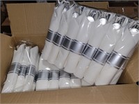 100pc rolled silver plastic forks spoon  knife