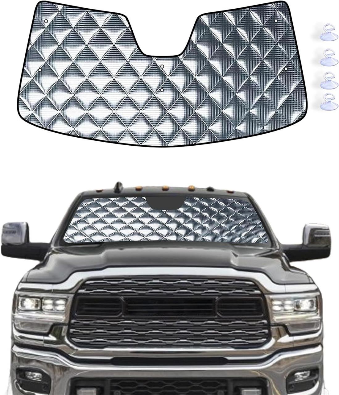 4 Layers Windshield Sun Shade  2019-2024 Dodge Ram