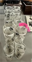 LARGE LOT OFMID CENTURY GLASSWARE