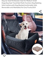 Medium/Small Dog Car Seat & Blanket w/ Non-Slip