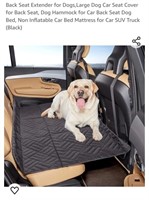 NEW Back Seat Extender for Dogs w/ Non-Slip