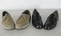 Two Pair Men' Shoes Largest Sz 11 Pre-Owned