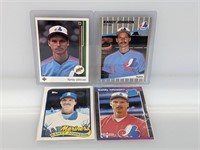 Lot of Randy Johnson Rookie Baseball Cards