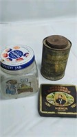 Vaseline container, tin can lot