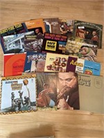 Assorted vinyl records
