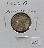 1926-D MERCURY DIME