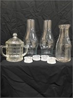 Vintage Clear Glass Lot