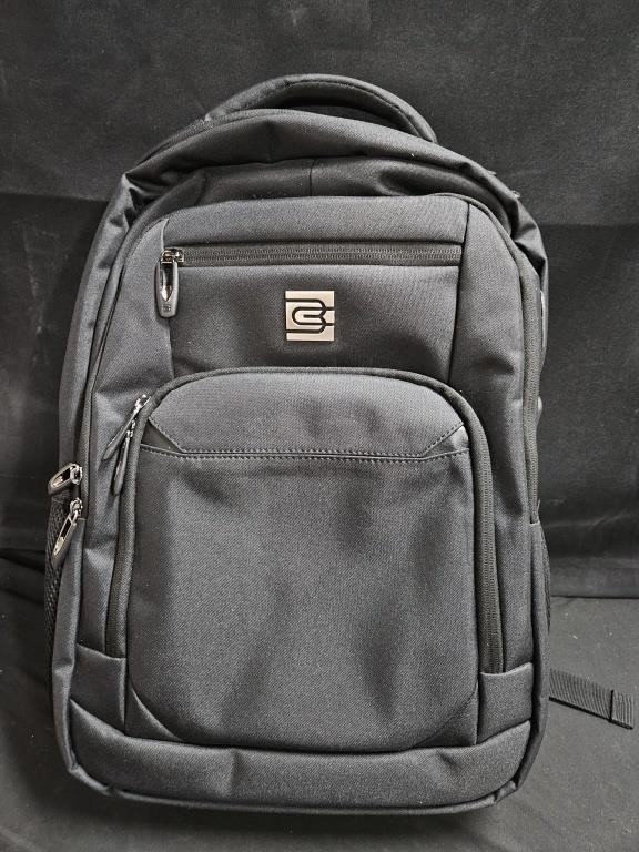 Black laptop backpack