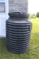 Large water/sump tank (outside) with lid
