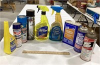 Cleaner, auto fluid, lithium grease lot