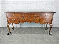 Hickory Chair Solid Wood 6 Drawer Server / Buffet