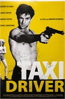 Taxi Driver Poster Autograph
