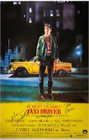 Taxi Driver Poster Autograph