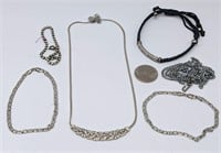 Silver Fashion Bracelets & Necklaces