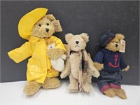 3 Boyds / Bearington 9 to 13" high Bears