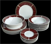 Ruby Stoneware Dishes