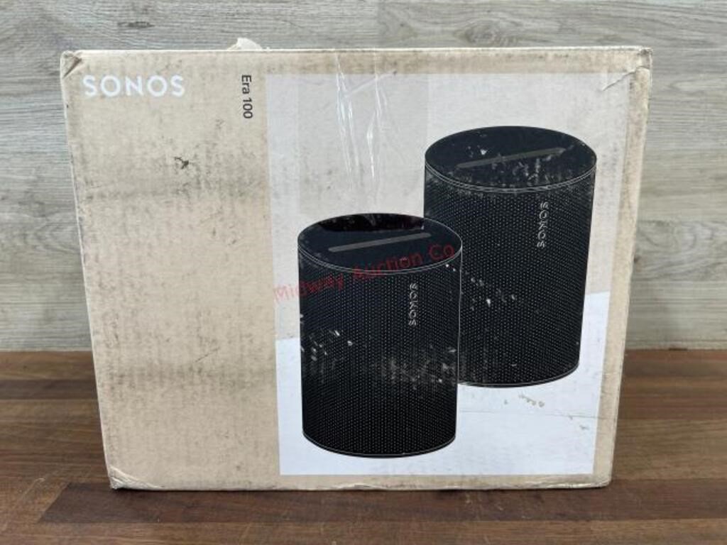Untested- 2 pack Sonos era 100 speakers