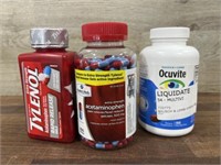 150ct ocuvite supplements & 290ct Tylenol & 400ct