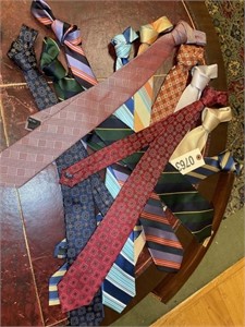 GROUP OF 10 MENS NECK TIES BY ZIANETTI, WILLIAM ST