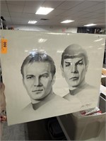 STAR TREK POSTER CAPTAIN KIRK & SPOCK