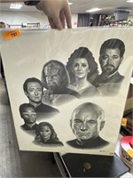 STAR TREK TNG POSTER MAIN CAST