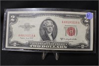 1953B Uncirculated $2 Red Seal Bank Note
