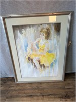 Kuhnert  Watercolor Yellow Ballerina