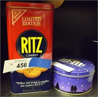Ritz and M&M Tins
