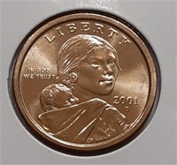 UNC SACAGAWEA DOLLAR-2001-D