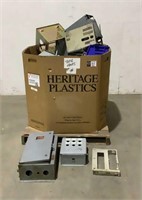 Assorted Electrical Boxes and Parts-