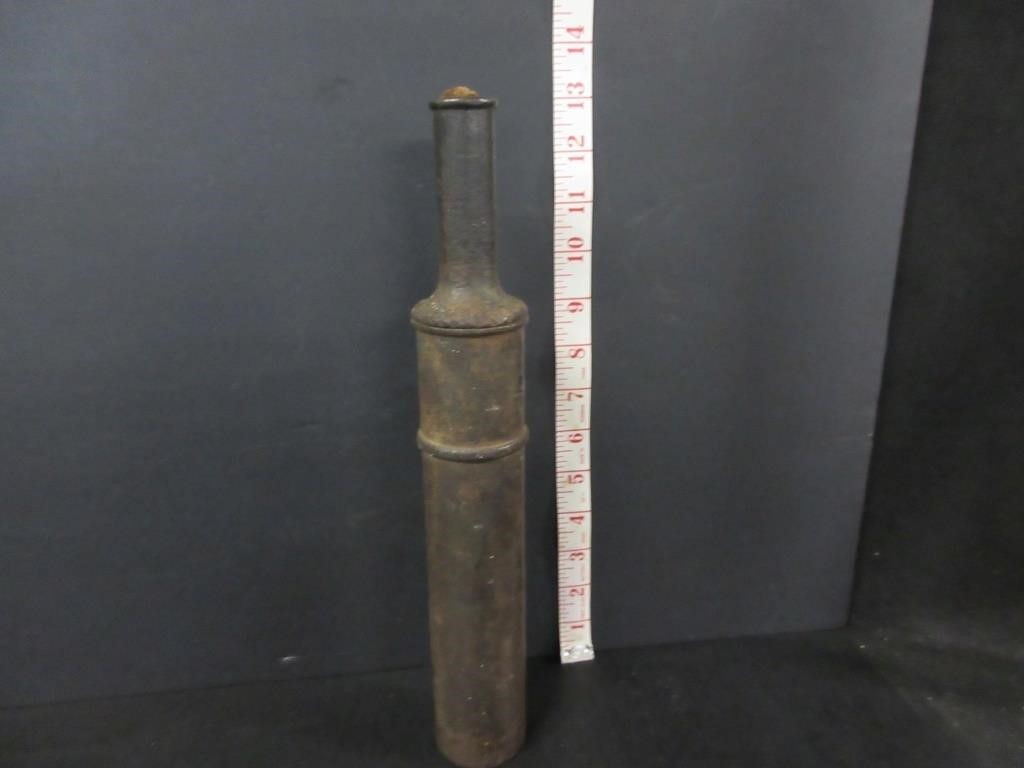 ANTIQUE RAILROAD SAFETY TRACK MARKER TORCH