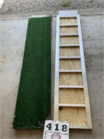 5' carpeted trailer ramps