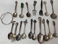Assorted Collectible Spoons & Forks