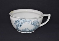 Blue & White Transferware Chamber Pot 5" x 8.5"