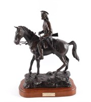 G.C. Wentworth Lt. Col. Fremont Bronze Sculpture