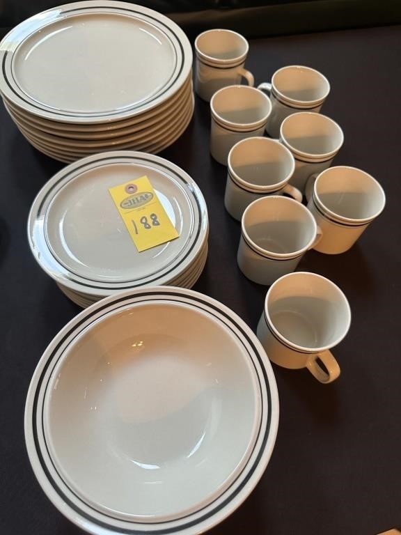 32 Pcs Newcor Stoneware China