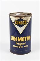 SUNOCO-SUN MOTOR OIL IMPERIAL QT. OIL CAN
