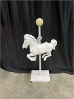CAROUSEL HORSE - WHITE