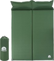 Double Self-inflating Sleeping Pad for Camping -